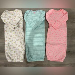 CARTERS Never Worn Nightgowns Newborn